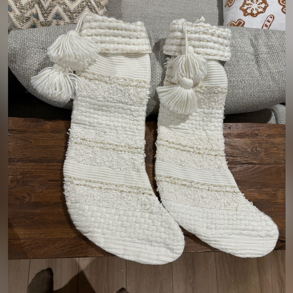 Anthropologie christmas stockings